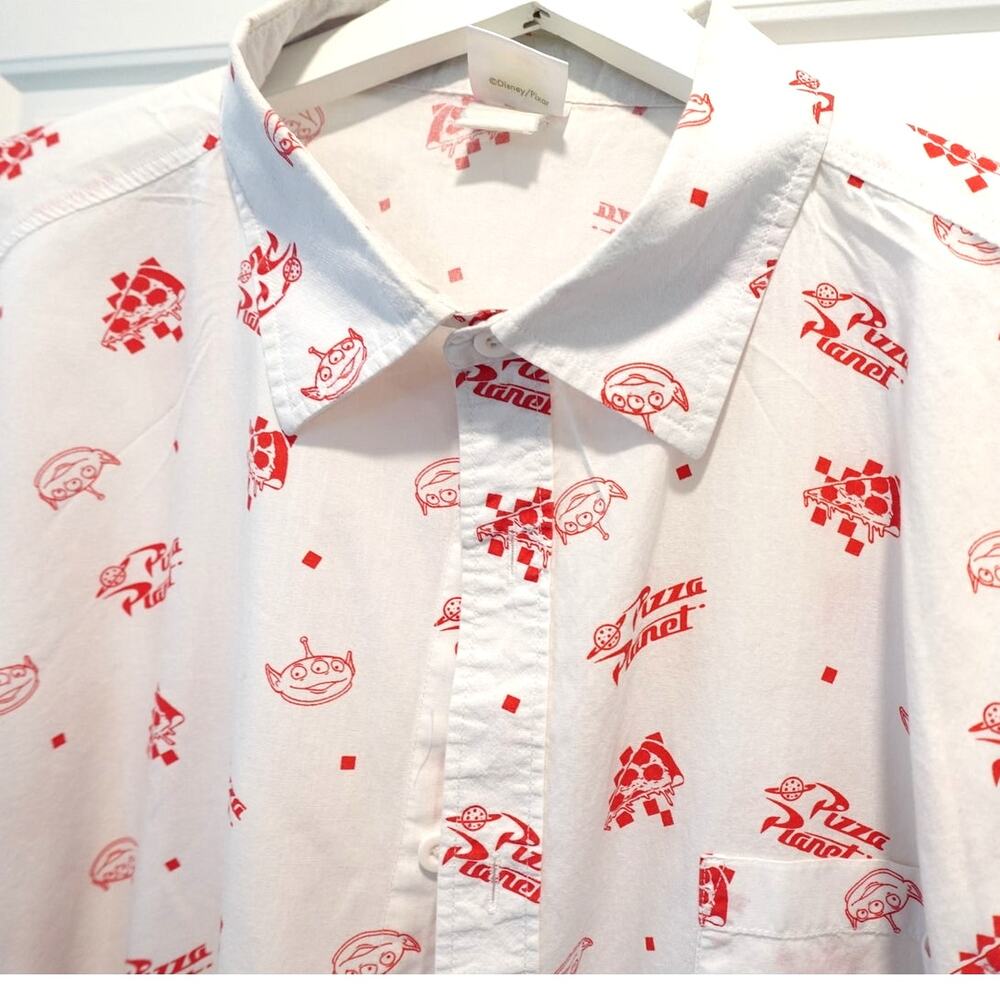 Flash SALE! Disneys Toy Story Planet Pizza SHIRT. COTTON